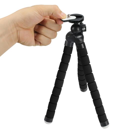 Large Camera/Phone Octpus Tripod Stand Black