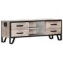TV Cabinet 120x30x40 cm Solid Acacia Wood Image 8