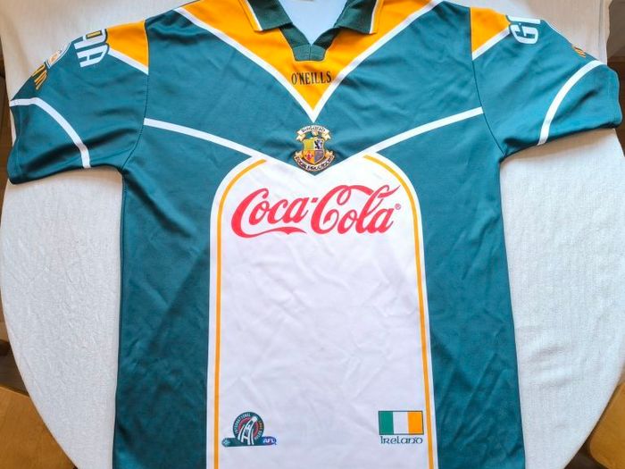 Rare 2001/02 Ireland GAA 'International Rules Series' Home Jersey Size L Adults