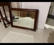 mahogany hall table and mirror