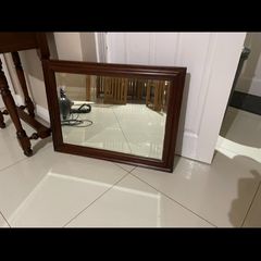 mahogany hall table and mirror