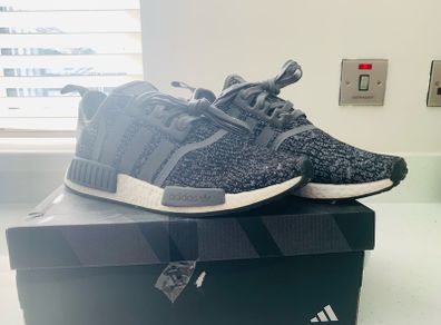 adidas NMD_R1 Glitch Camo Grey / Black (Size UK 8 / EU 42)