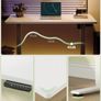 Standing Desk, Small Height Adjustable Desk with 3 Memory Heights 100cm Electric Sit Stand Table for Home Office Workstation, Compact Rising Computer Table for Small Spaces, White Image 5