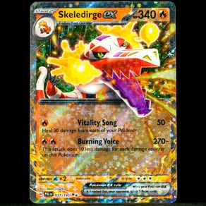Skeledirge EX 037/193 Double Ultra Rare Scarlet and Violet Paldea Evolved Pokemon Card
