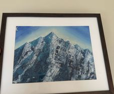 Original painting mountain