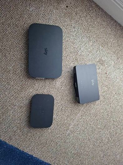 sky box and routers