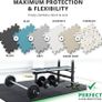 FREE P&P Interlocking Soft Foam Floor Mat - 18 Pieces Protective Gym Flooring Set, Exercise Mats EVA Puzzle Rubber Tiles, Ground Surface Protection Workout Underlay Matting Sports Pool Home Fitness Garage Image 3