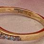 14K Gold Canary Yellow Tourmaline Halo Ring Image 6