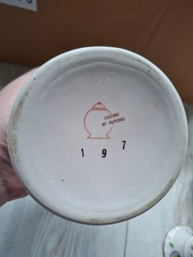ceramic trinket/ Sugar jar