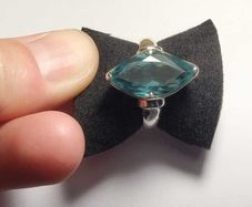 Faceted Fluorite Sterling Silver Ring