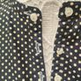 Vintage Betty Barclay Navy and cream polkadot midi dress Image 8