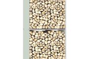 Firewood Rack White 80x35x160 cm Glass