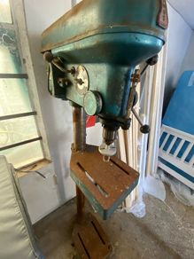 Vintage Meddings Industrial Pillar Drill