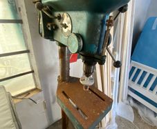 Vintage Meddings Industrial Pillar Drill