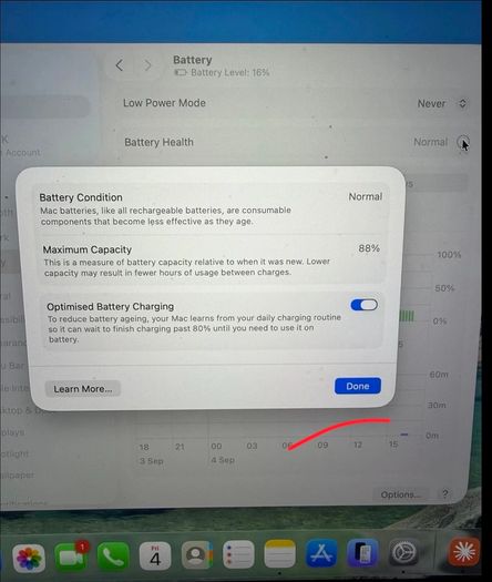 Apple MacBook Pro 16" (2021) M1 Pro / 16GB / 512GB 88%BH