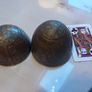 16 eggs, stone, metal, wood, painted, D18 post 8e Image 6