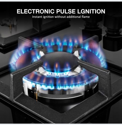 Glass Gas Hob 5 burners