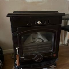 Mulberry wood stove with back burner
