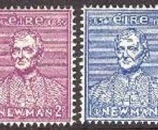 1954 Ireland Centenary of the Opening of the Catholic University (Cardinal Newman) Commemorative Stamps Mint Never Hinged (MNH)