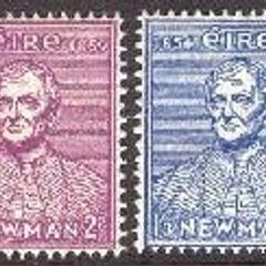 1954 Ireland Centenary of the Opening of the Catholic University (Cardinal Newman) Commemorative Stamps Mint Never Hinged (MNH)