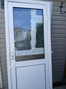 aluminium double glazed door and frame