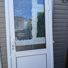 aluminium double glazed door and frame