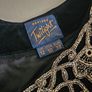 Vintage Monsoon Velvet Black Dress Image 3