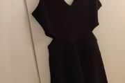 Topshop black cut out dress