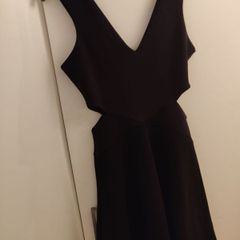 Topshop black cut out dress