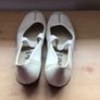 Caprice Ladies white leather mary jane strap casual shoes size 8 G Image 3