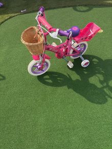 12" kids bike - pink