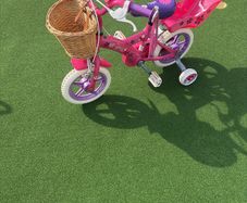 12" kids bike - pink