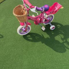 12" kids bike - pink
