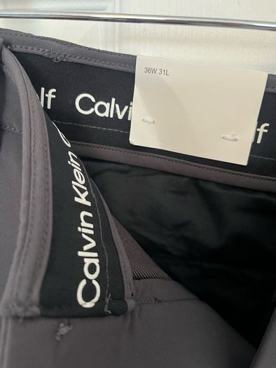 Calvin klein golf suits trousers in stretch Casual size large