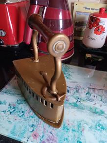 Vintage brass  iron