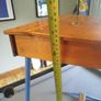 Vintage Retro School Desk, Folding Chair & Floor Easel Set - Image 7