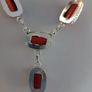 Gemstone Necklace & Earrings Set Image 2