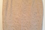 BSB Collection Womens Cream Skirt Lined Size 46 UK14 Pattern 32" Waist CAN POST