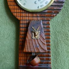 Vintage Handmade thermometer for wall mounting