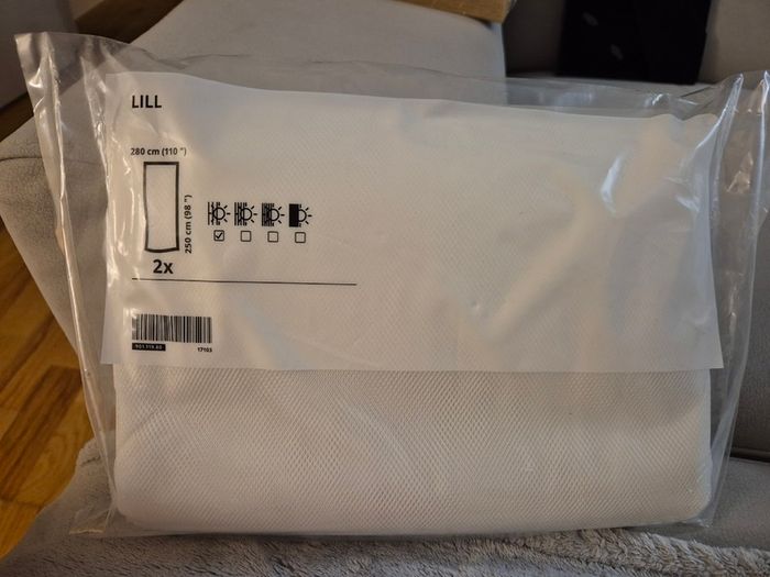 Ikea Lill net curtain 280 x 250