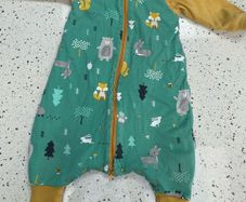 Slumbersac sleeping bag with feet