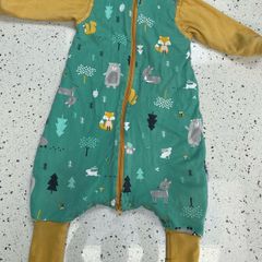 Slumbersac sleeping bag with feet
