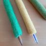 Felt flower pen holders (3) BN Image 5