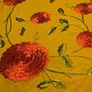 Vintage Italian Silk Embroidered Rose Shawl /Tablecloth 220 times 220 cm Image 6