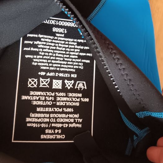 Wetsuit  5 to 6 year old