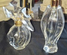 Nina Ricci Collectors empty Glass Perfume Bottles created in France, Postage Available or Collection