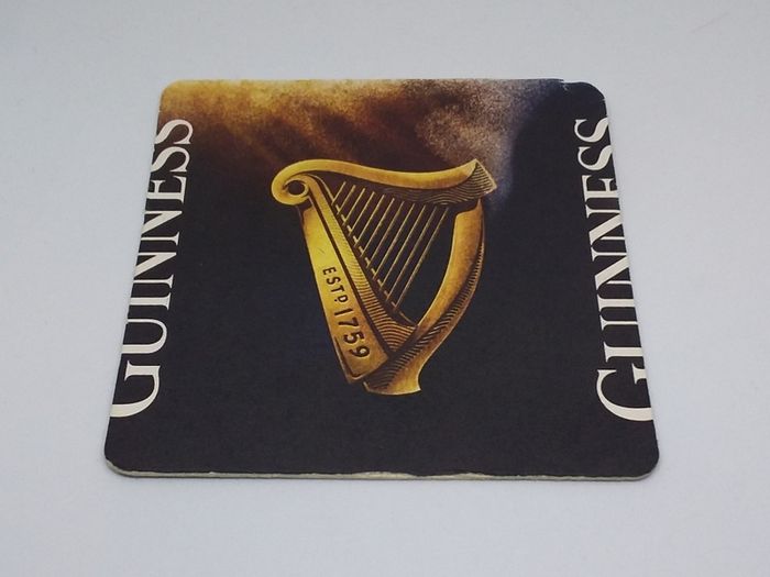Guinness : Fresh , Cold Ready For You - Beer Mat/Coaster