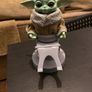 Star Wars The Mandalorian Grogu (The Child) Cable Guy phone and controller holder Image 2
