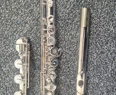 mcneela Urbano Beginner Silver Flute Set