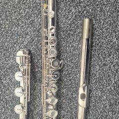 mcneela Urbano Beginner Silver Flute Set